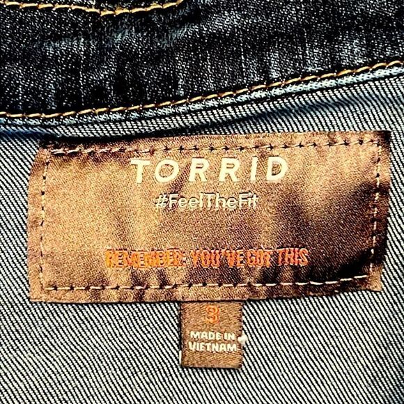 Torrid Jeans Jacket 3 - Picture 3 of 9
